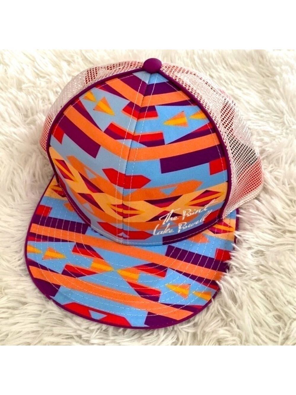 Lake Powell multi color retro trucker hat